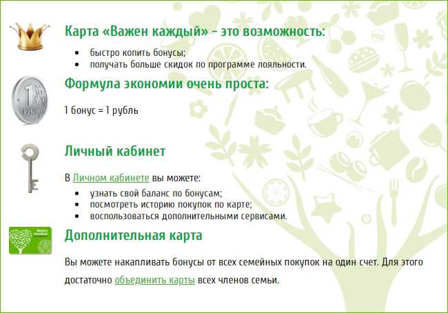 Карта продуктовых универмагов малинка: как получить, какие преимущества, как активировать и восстановить в случае утери