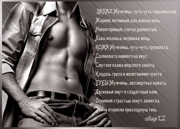 Эротические стихи. любовные пошлые стихи для парня
