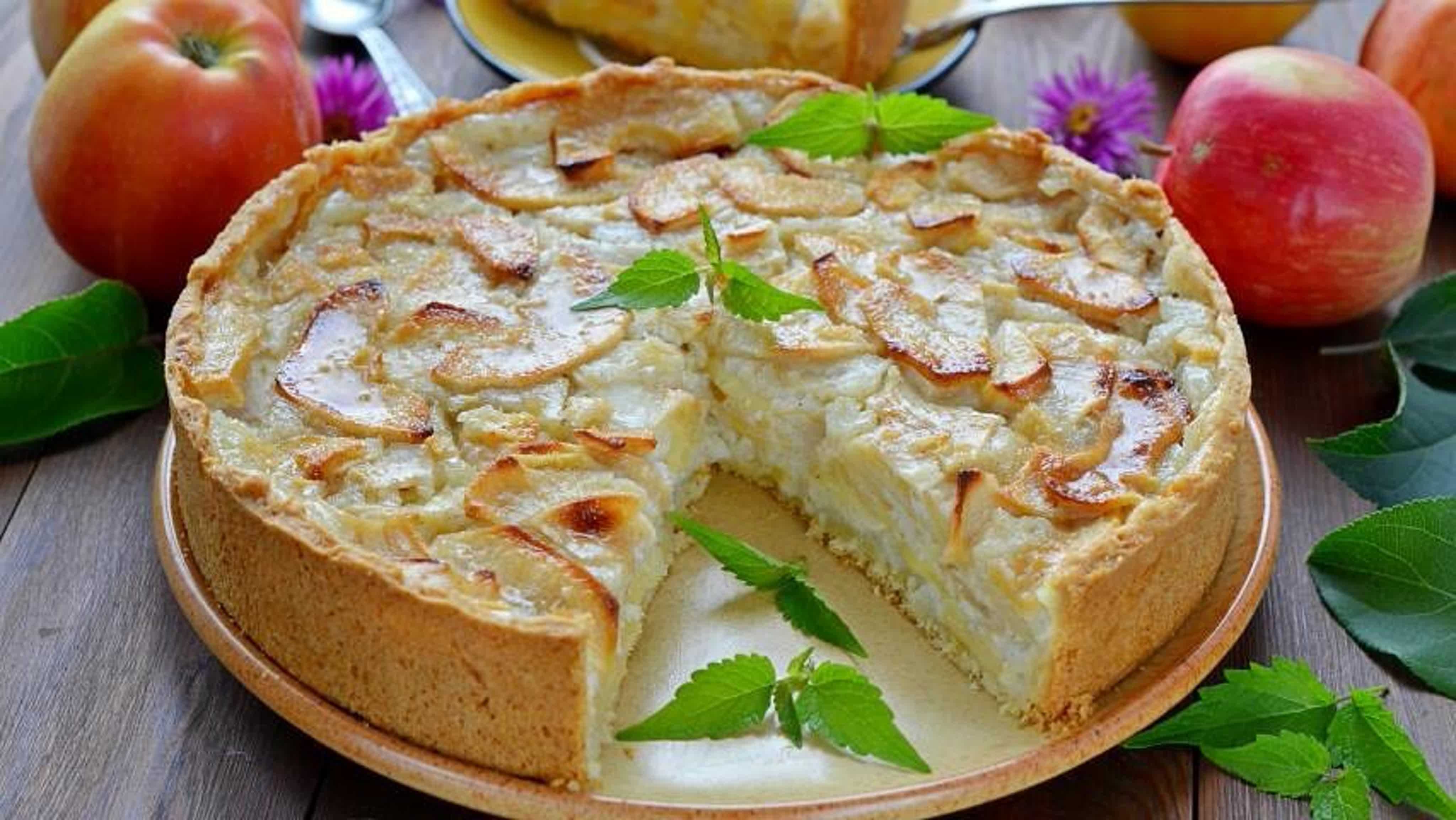 Пышная шарлотка с яблоками: 5 простых рецептов яблочного пирога в духовке