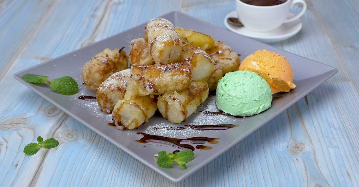 Жареные бананы на сковороде - простой и вкусный рецепт