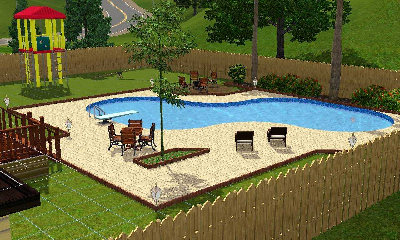Как создать бассейн в sims 4 для вашего дома