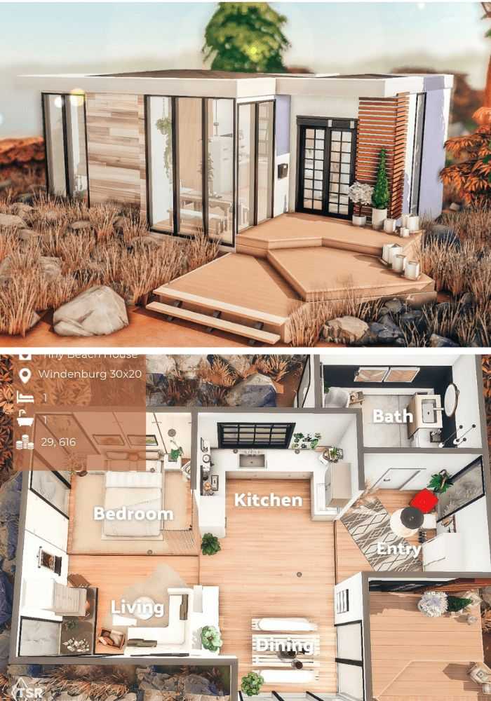 45+ easy sims 4 house layouts to try this year (sims 4 floor plans)