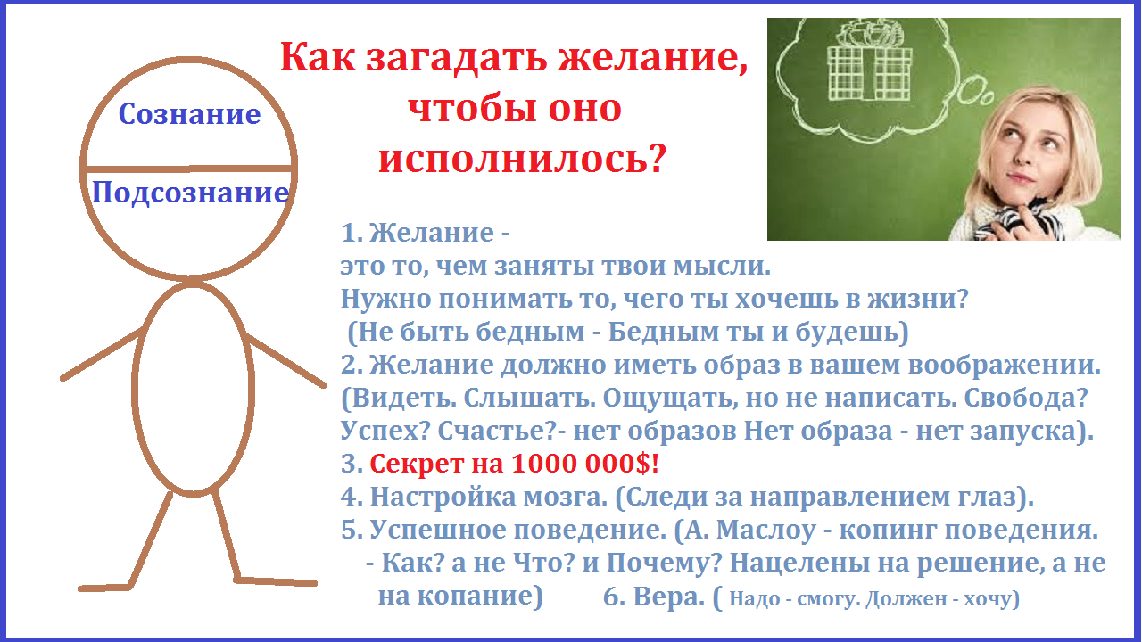 Как правильно загадать, сформулировать и написать желание на новый год 2023, чтобы оно исполнилось? когда надо загадывать желание на новый год, и что делать, если не успела это сделать?