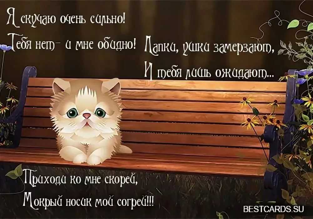 Я скучаю: 150 трогательных смс любимому человеку своими словами