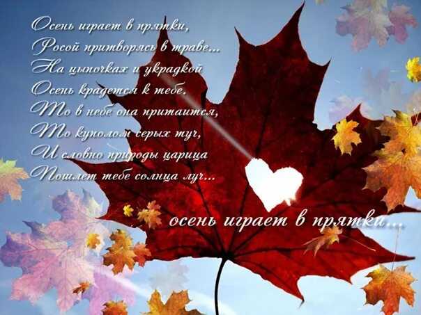 Красивые душевные стихи про осень современных поэтов