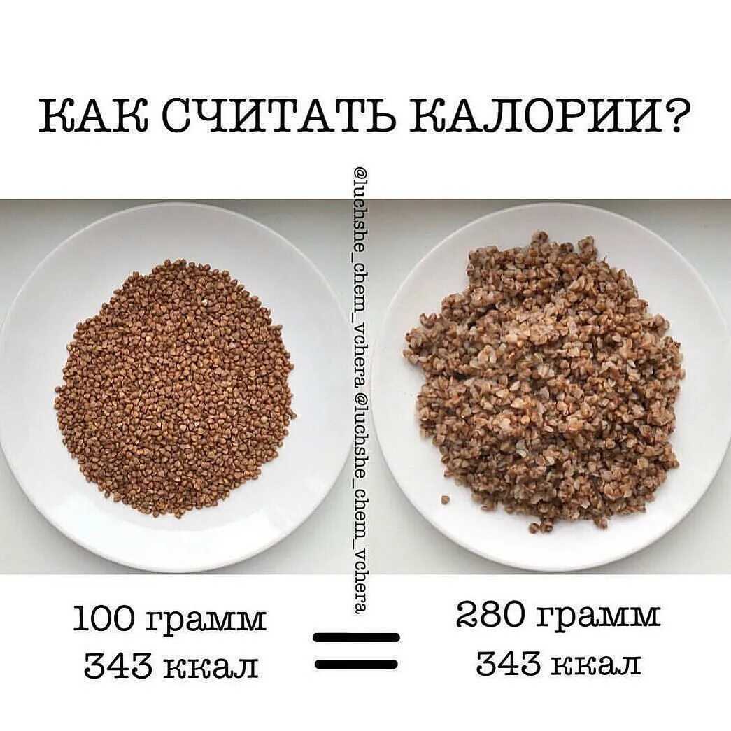 Сколько в столовой ложке грамм гречки вареной и сухой