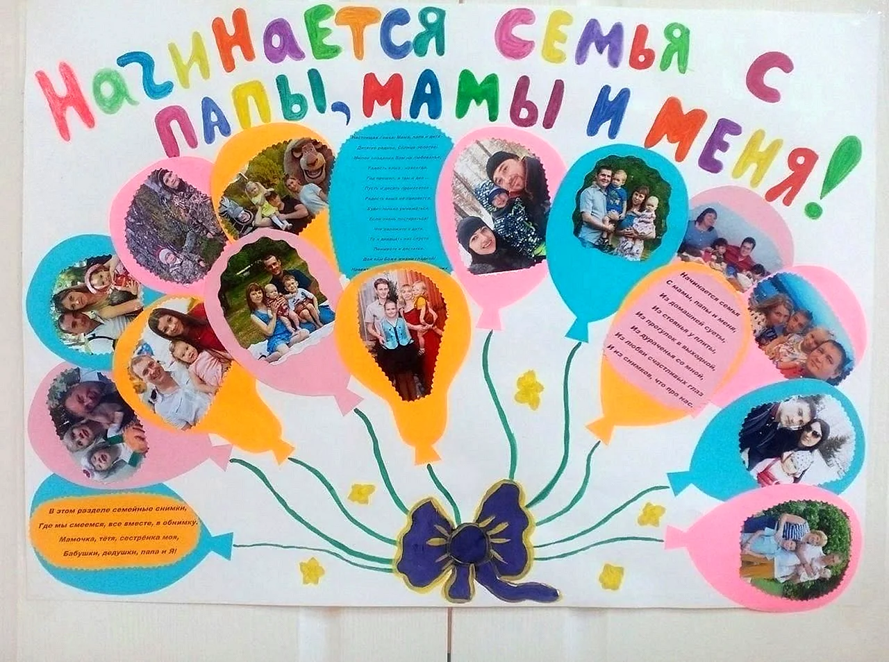 Красивый плакат на день рождения маме, бабушке своими руками: шаблоны, идеи, фото