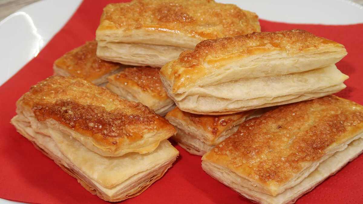 Слойки с сахаром из слоеного теста пошаговый рецепт быстро и просто от натальи даньчишак