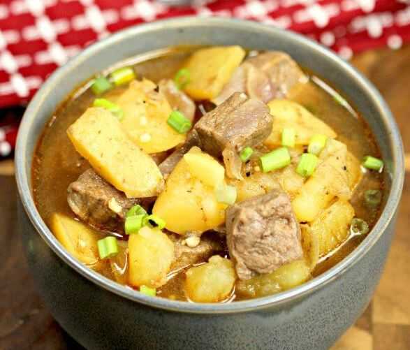 Как приготовить тушеную картошку с мясом