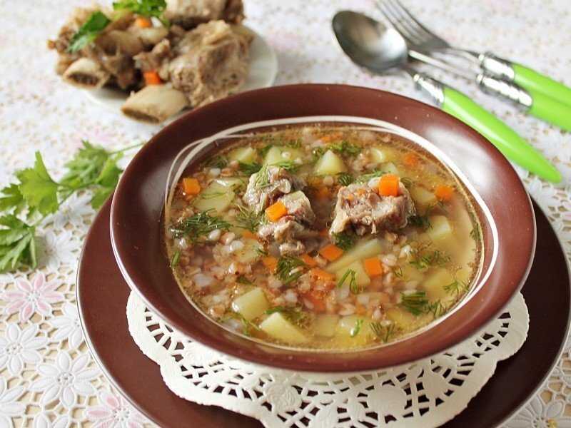 Гречневый суп с курицей - 8 пошаговых рецептов.