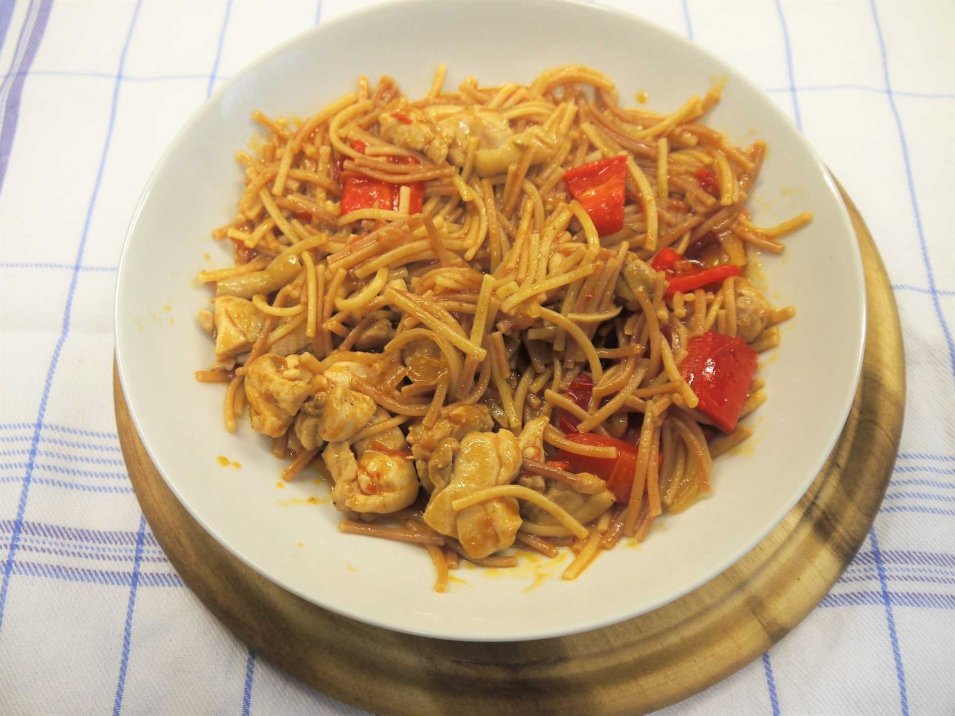 Макароны без варки — пошаговые рецепты на сковороде