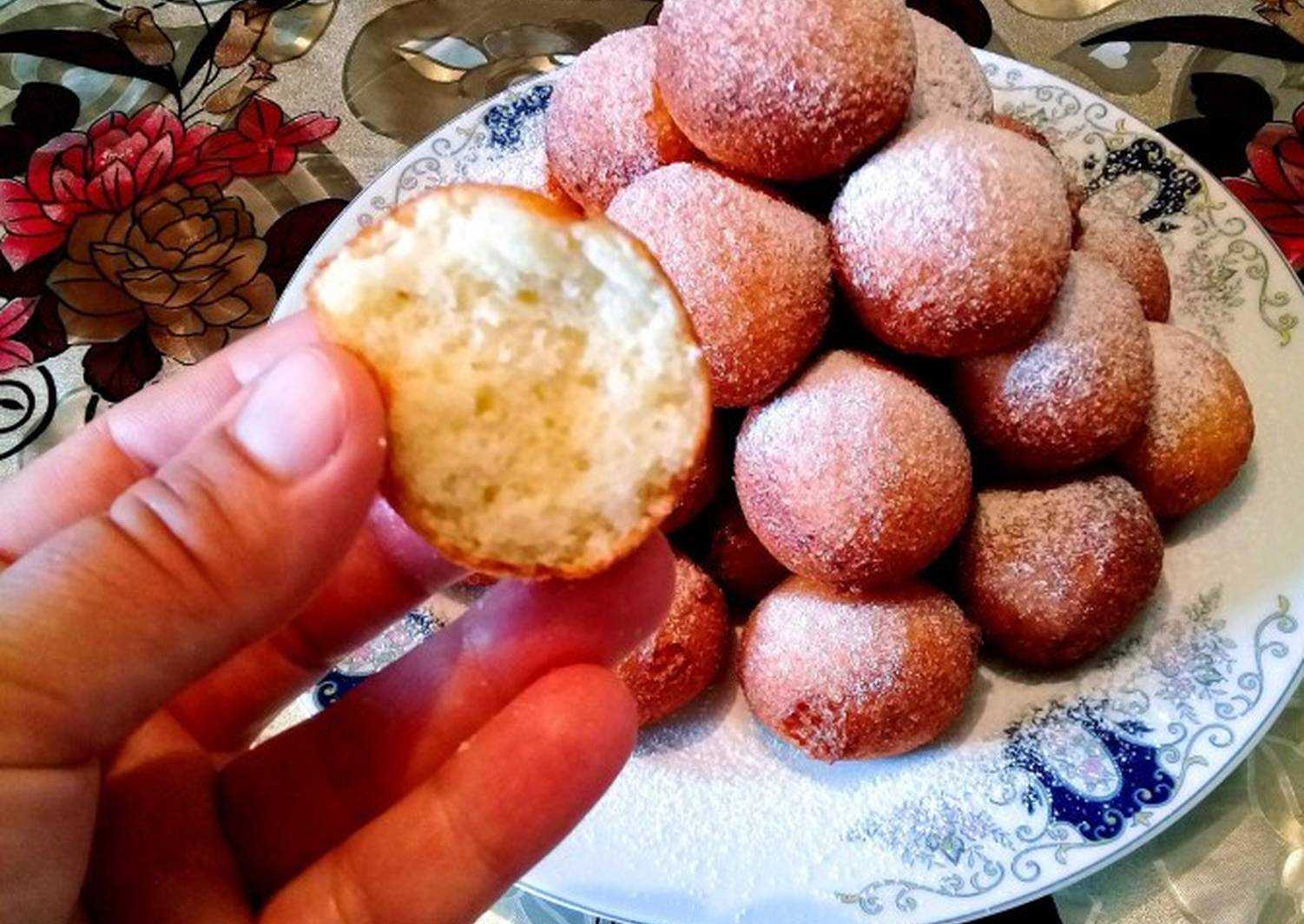 Пончики из творога жареные в масле - нежные и воздушные