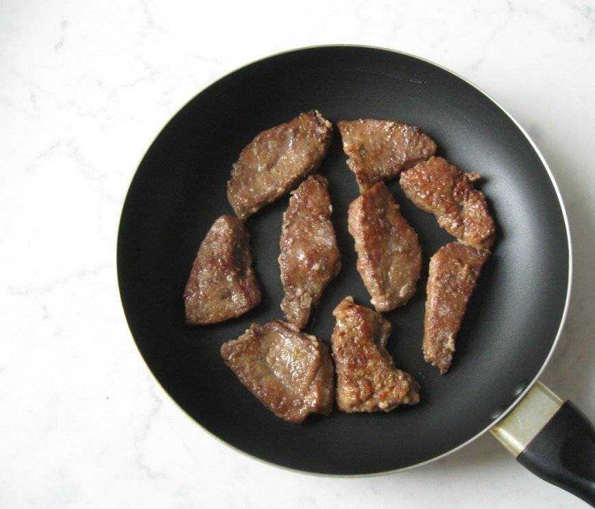 Бефстроганов из печени быстро и очень вкусно - классический пошаговый рецепт с фото от алены каменевой