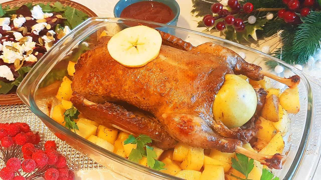 Рецепт утки с картошкой в духовом шкафу