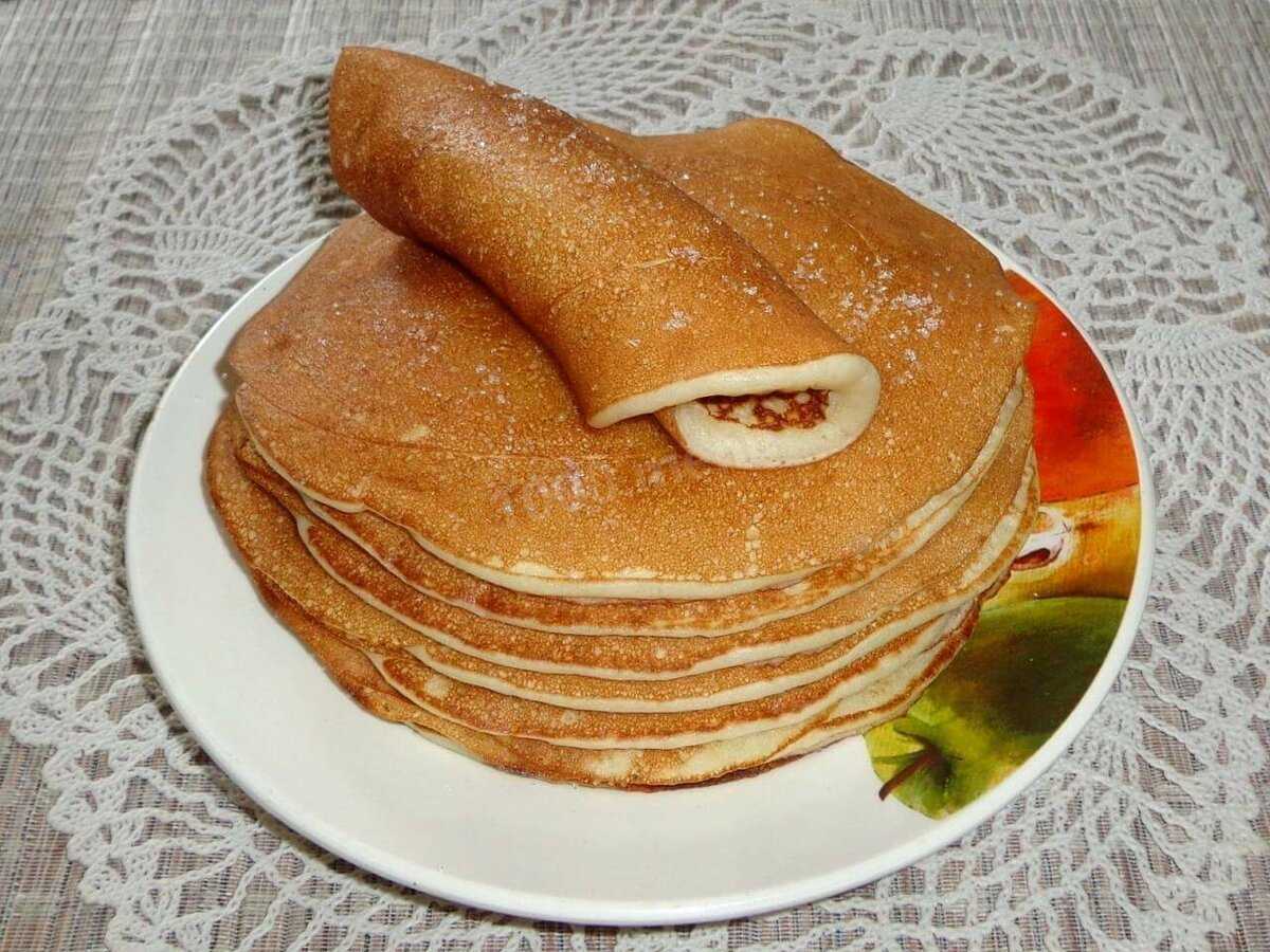Блины на кефире -  8 лучших вкусных рецептов с пошаговыми фото