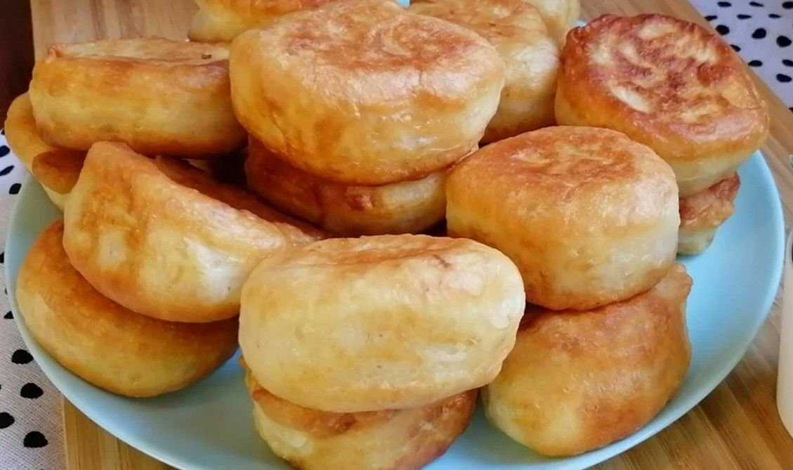 Пышные оладьи на кефире