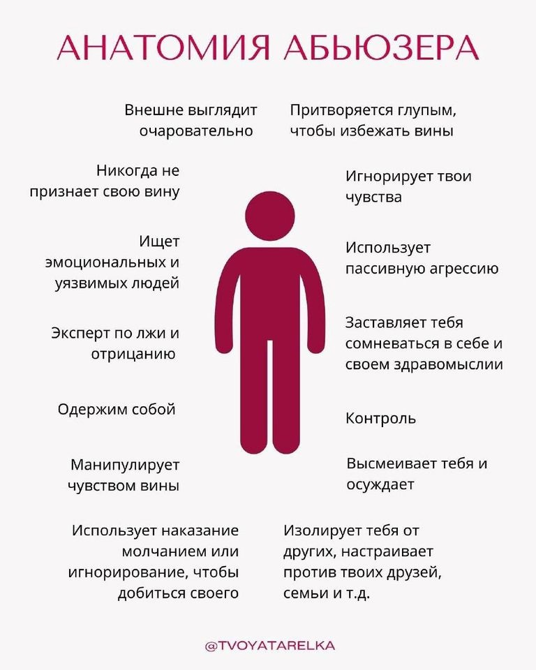 В одном из предыдущих материалов мы рассказали как можно распознать манипулятора и абьюзера в самом начале отношений чтобы не встречаться с токсичным человеком Однако есть тип людей которые не попадают