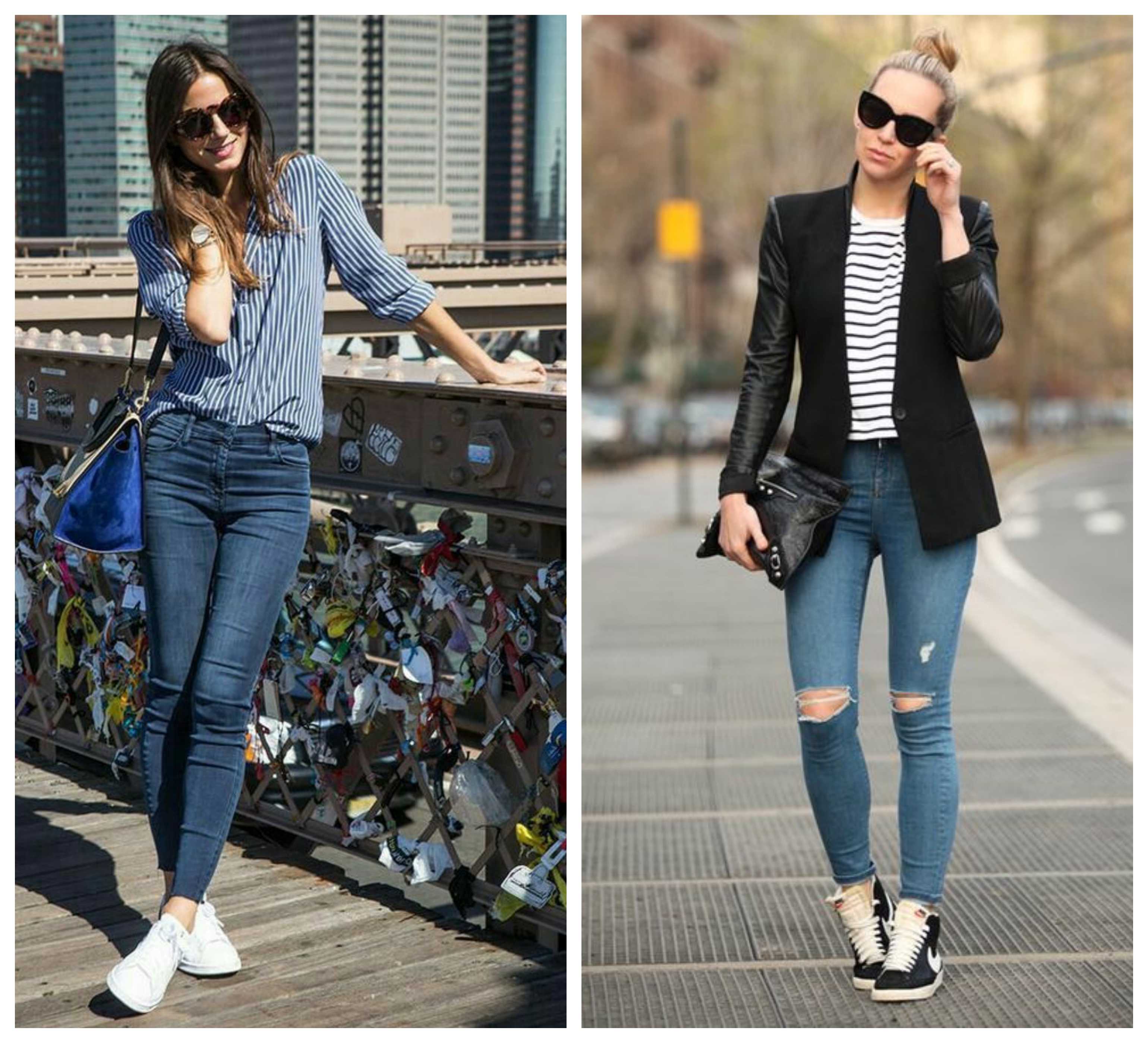 Джинсы скинни (skinny) женские и мужские - фото, фасоны, с чем носить